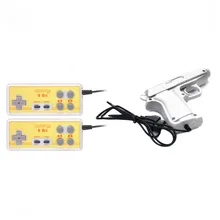 Комплект игровых аксессуаров DVTech Джойстики и световой пистолет 8-bit широкий разъем