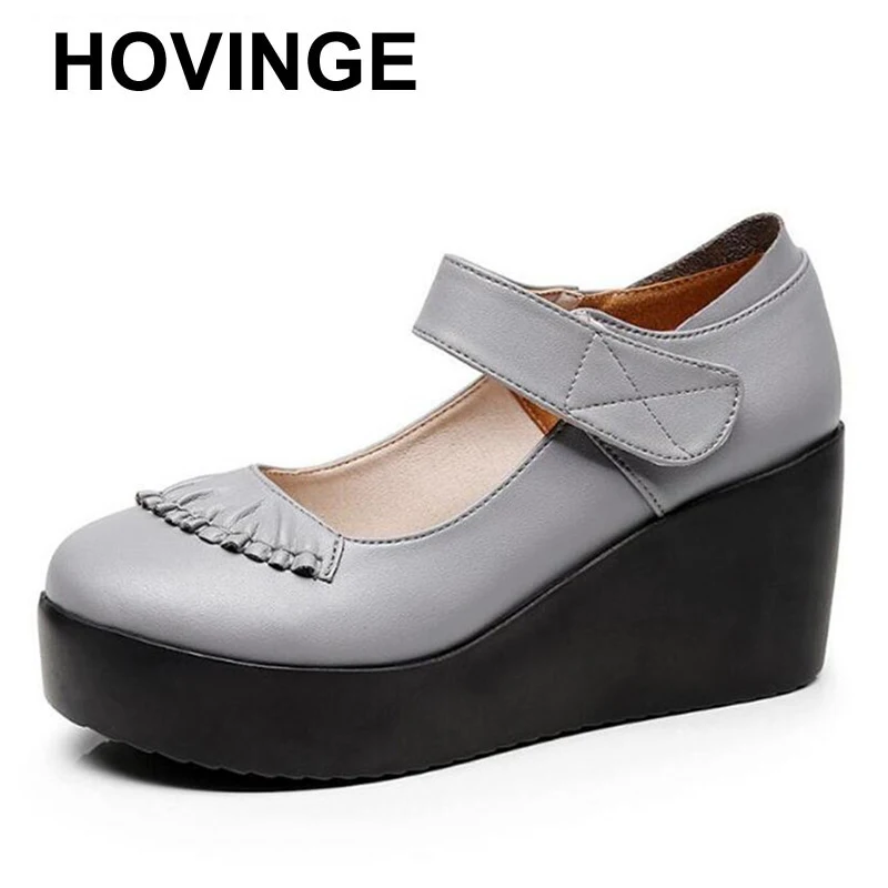 HOVINGE 2019new удобные весенние туфли элегантные босоножки на высоком каблуке На