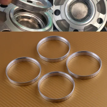 

beler High Quality 4Pcs Aluminum Centric Spigot Hub Rings Wheel Spacer Set 64.1mm ID to 67.1mm OD