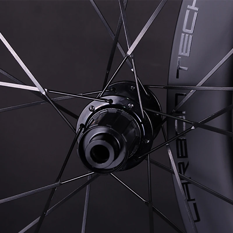 TRIFOX clincher carbon rim Disc Brake/Quickly release 700c Road Bike Wheelset Quality Carbon Rim With Center Lock Road Cycling