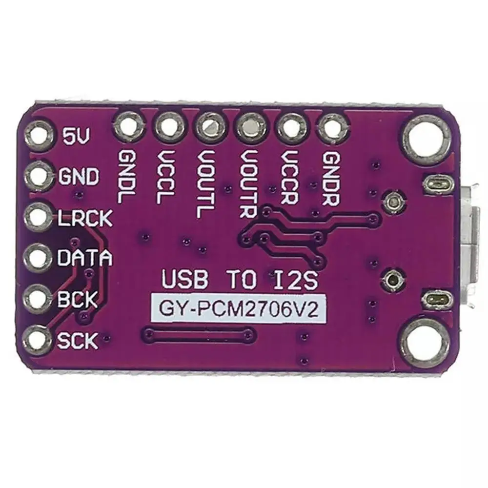 GY-PCM2706 USB к ies IIS модуль усилителя мощности звука OTG звук Sub DAC Slave дочь карты Decorder