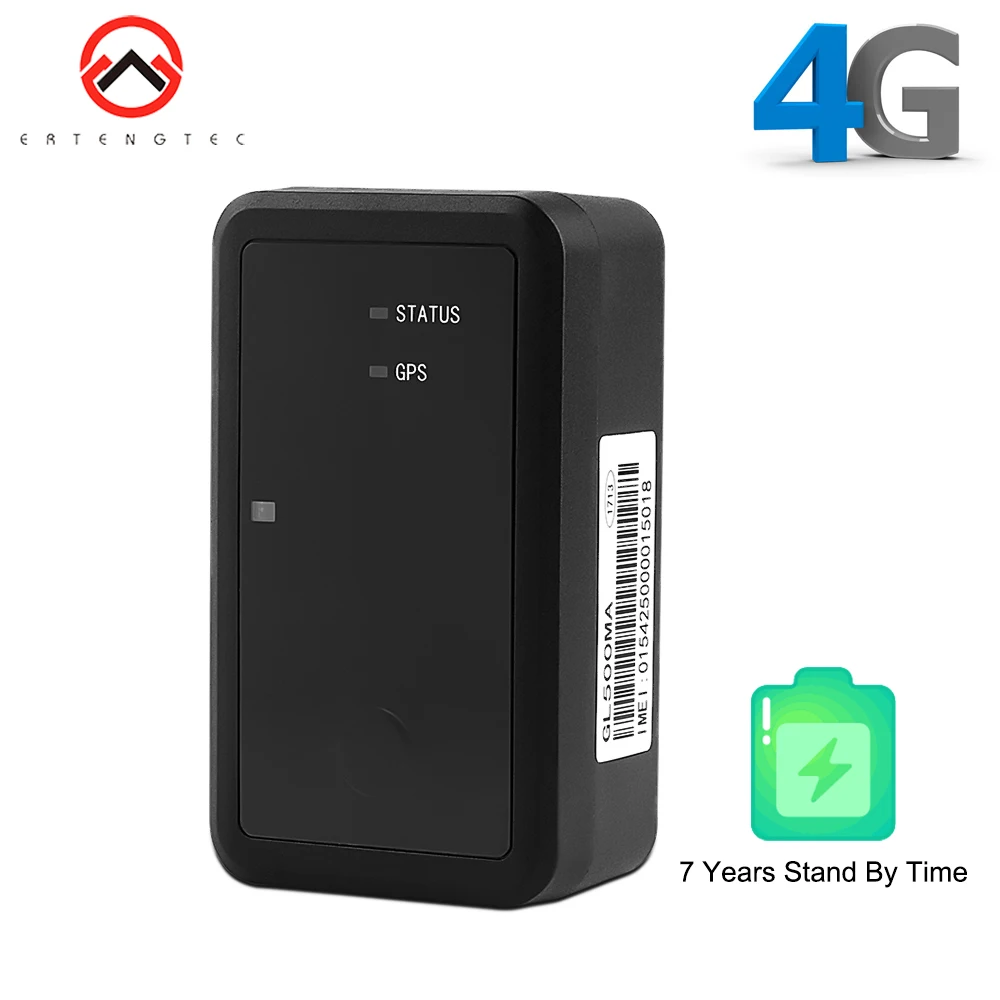 

4G GPS Tracker 7 Years Standby Realtime Tracking Waterproof GPS Locator Tрекер Geo-fence Move Alarm Rastreador GPS Global Use
