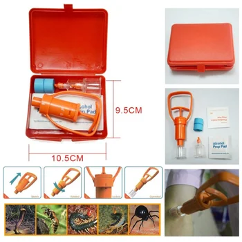 Outdoor Survivor Venom Extractor Kit Safe First Aid Kit Safety Venom Protector Snake Bees Bite Venom Extractor Outdoor 4