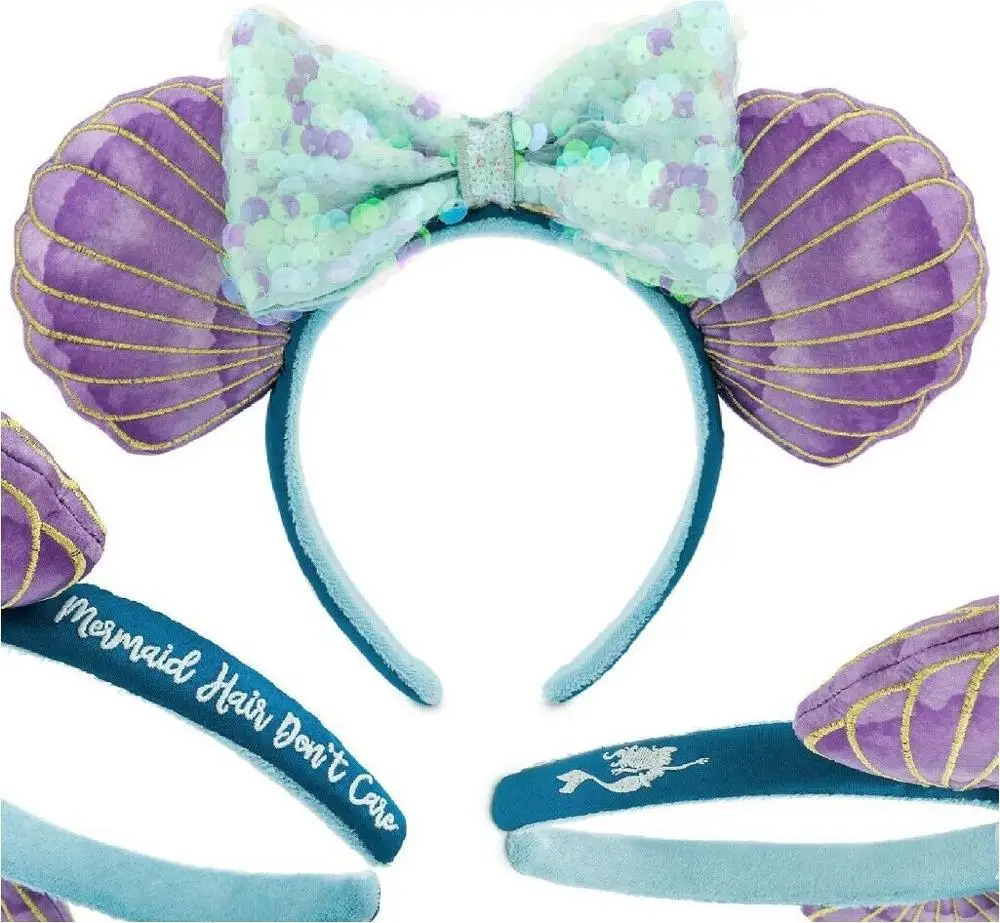 Новый Disney Ариэль с Микки и Минни Одежда пайетками наряды маленькой Русалочки