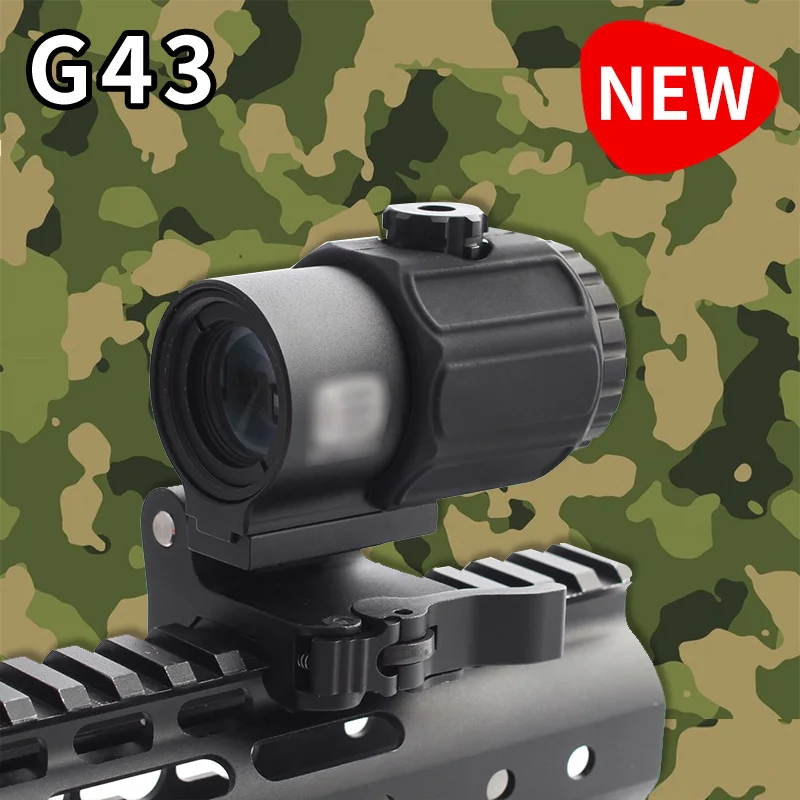 Magorui Новый тактический G43 3x лупа прицел с переключателем в сторону STS QD Крепление