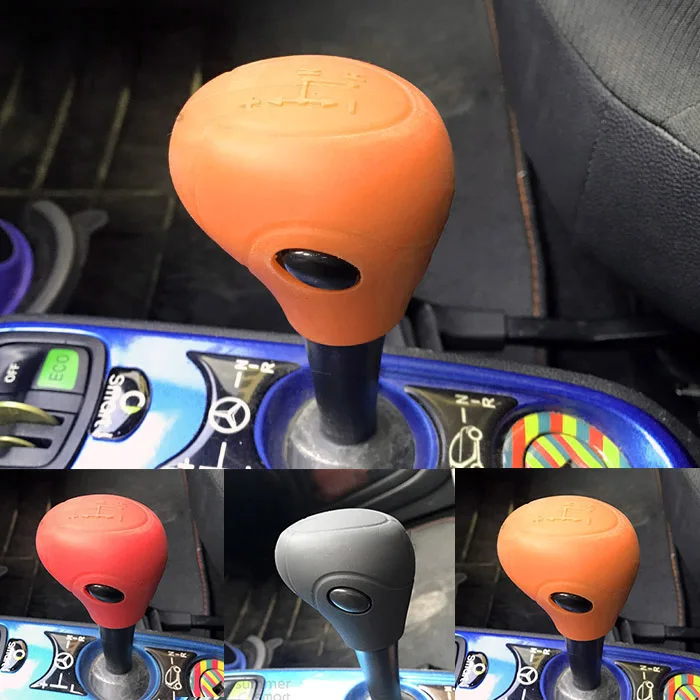 Copertura Pomello Cambio Smart - In Silicone, Per Fortwo/Roadster 450-452, Decorazione Abitacolo - Foto 2