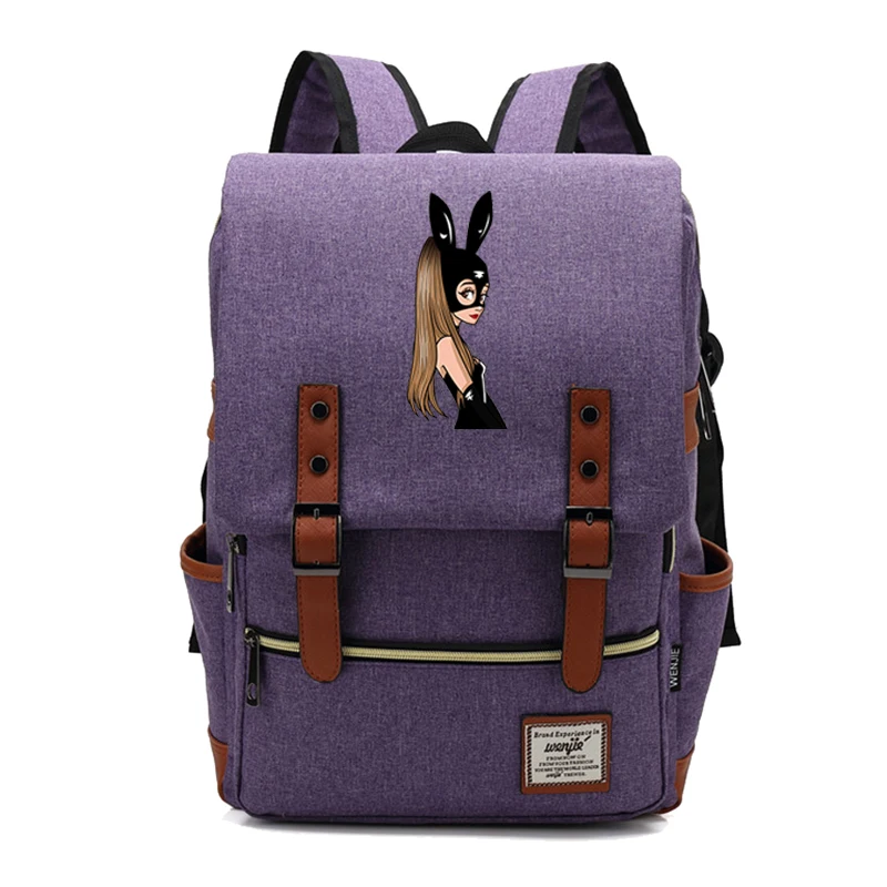 Canvas Backpack 12 Рюкзак с принтом Grande Mochilas Para Mujer, 16 дюймов, винтажные школьные рюкзаки для мальчиков и девочек, рюкзаки для ноутбука для путешествий, Knupsack - Цвет: Canvas Backpack 12