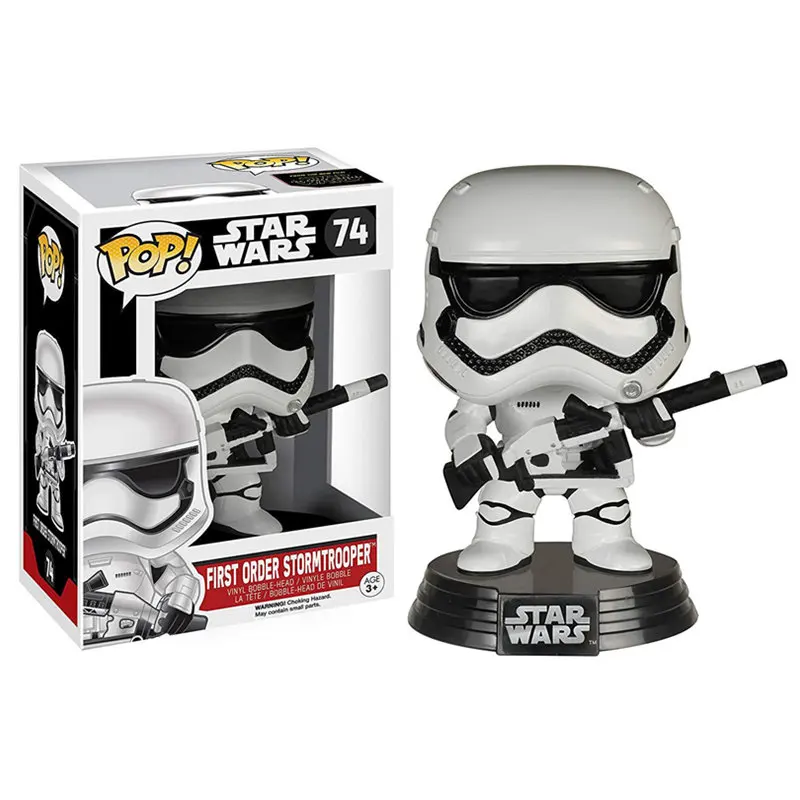 Funko поп Звездные Войны История ПВХ фигурка Коллекционная модель игрушка кукла для детей подарок на день рождения - Цвет: with box 74