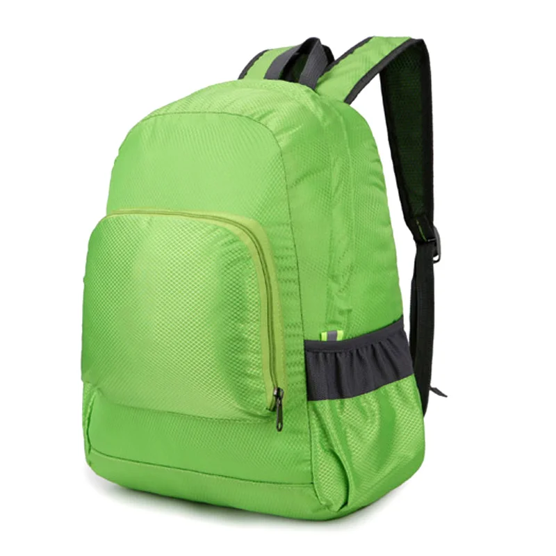 Lightweight Backpack Nylon Hiking Camping Travel Bag for Men Women Outdoor Waterproof BB55 - Цвет: green