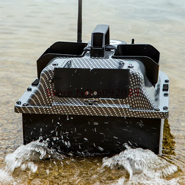 GPS Dual Position Fixed Speed Cruise RC Fishing Bait Boat 2KG 500M Dual Motor 3-Hopper 16 Point Nesting Boat Fish Finder VS V18 3