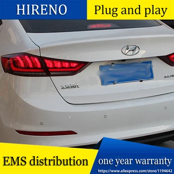 

Car Styling for Hyundai ELANTRA 2017 TAIL Lights LED Tail Light LED Rear Lamp DRL+Brake+Reversing dynamic turn signal