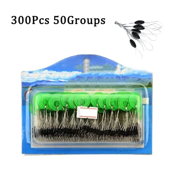 GRAB FAST ❤️ 50Group 300pcs Rubber Stopper Fishing Line Resistance Fishing Equipment Beans Space Not To Hurt The Vertical Line Beans - discount item 30% OFF Sports & Entertainment