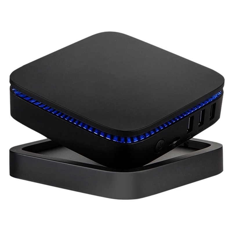 Flash Deal Ak1 Mini Pc Computer For Windows Linux With Intel Celeron J3455 Cpu Ddr3 6G 64G Ram 4K Wifi Hdd Usb3.0 Hdmi Rj45 Tf Card Eu Plug 1