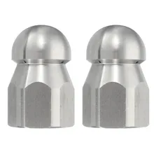 Нержавеющая сталь 3/8 1/4F очистка канализационных дренажных труб роторное сопло 5 струи давления очистка канализационных труб