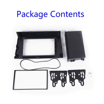 

1/ 2 Din Radio Stereo Fascia Panel Storage Box For Suzuki Swift 2005-2010 1*Panel Frame 1*Inner Frame 2*Brackets