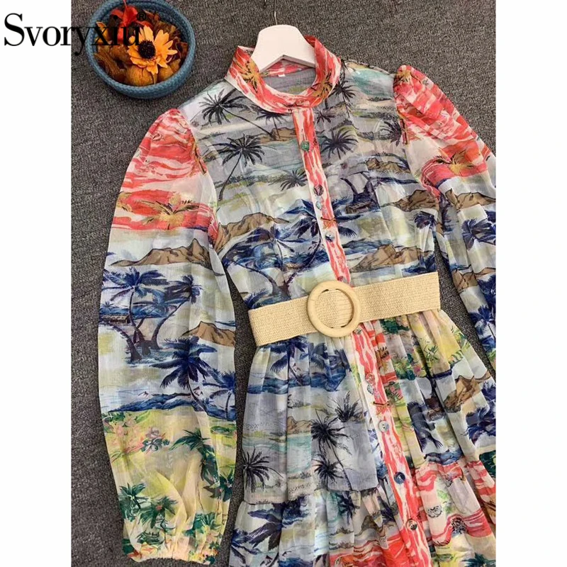 Svoryxiu Fashion Designer Autumn Women Bohemian