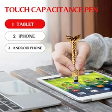 100/200 фото забавный емкостный экран планшет ручка стилус сенсорный экран ручка Смартфон емкостный мини подарок универсальный