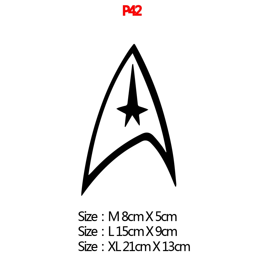 Laptop Sticker Star Trek enterprise logo Art Pattern Vinyl stickers