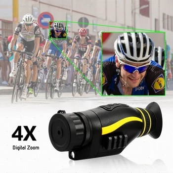 

NV0435 4X Infrared Night-Vision Outdoor Use Monocular Telescope