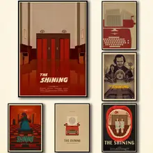 49 Designs Horror Film The Shining Kraftpaper Poster Artwork Fancy Wall Sticker for Coffee House Bar
