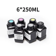 DOMSEM 250 мл 5 бутылок/набор УФ-чернил для Epson 1390 L800 1400 1410 1430 для DS A4 A3 УФ-принтер SGS Сертификация