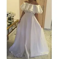 2019 vestido de festa ТРАПЕЦИЕВИДНОЕ шифоновое вечернее с вырезом «Лодочка», платья для выпускного вечера с коротким рукавом, вечерние платья