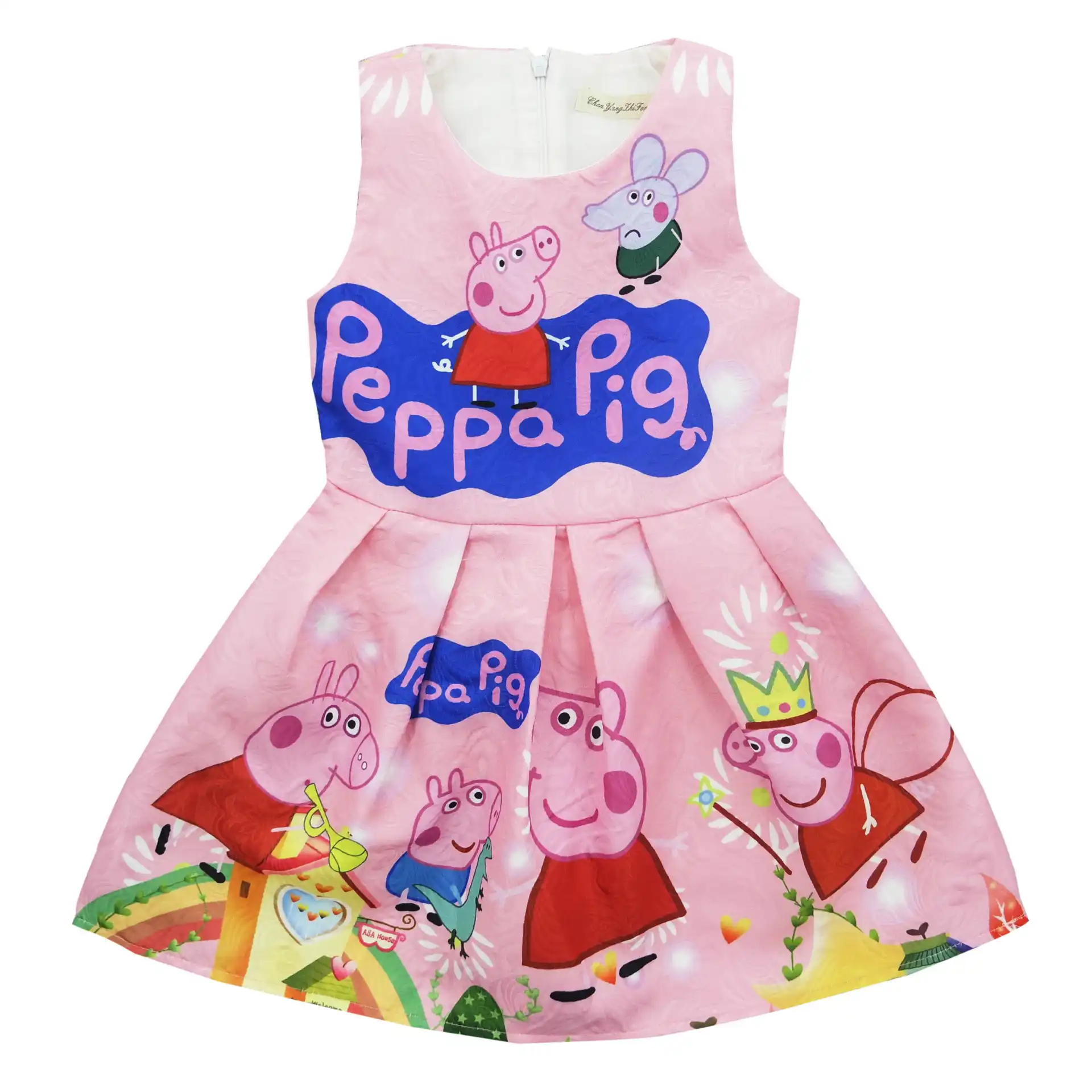 vestido de festa da peppa
