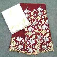 Африканская кружевная ткань с золотой вышивкой швейцарская вуаль кружевная хлопковая ткань хлопковое кружево «швейцарская вуаль» в switzenrland ткань из Дубая