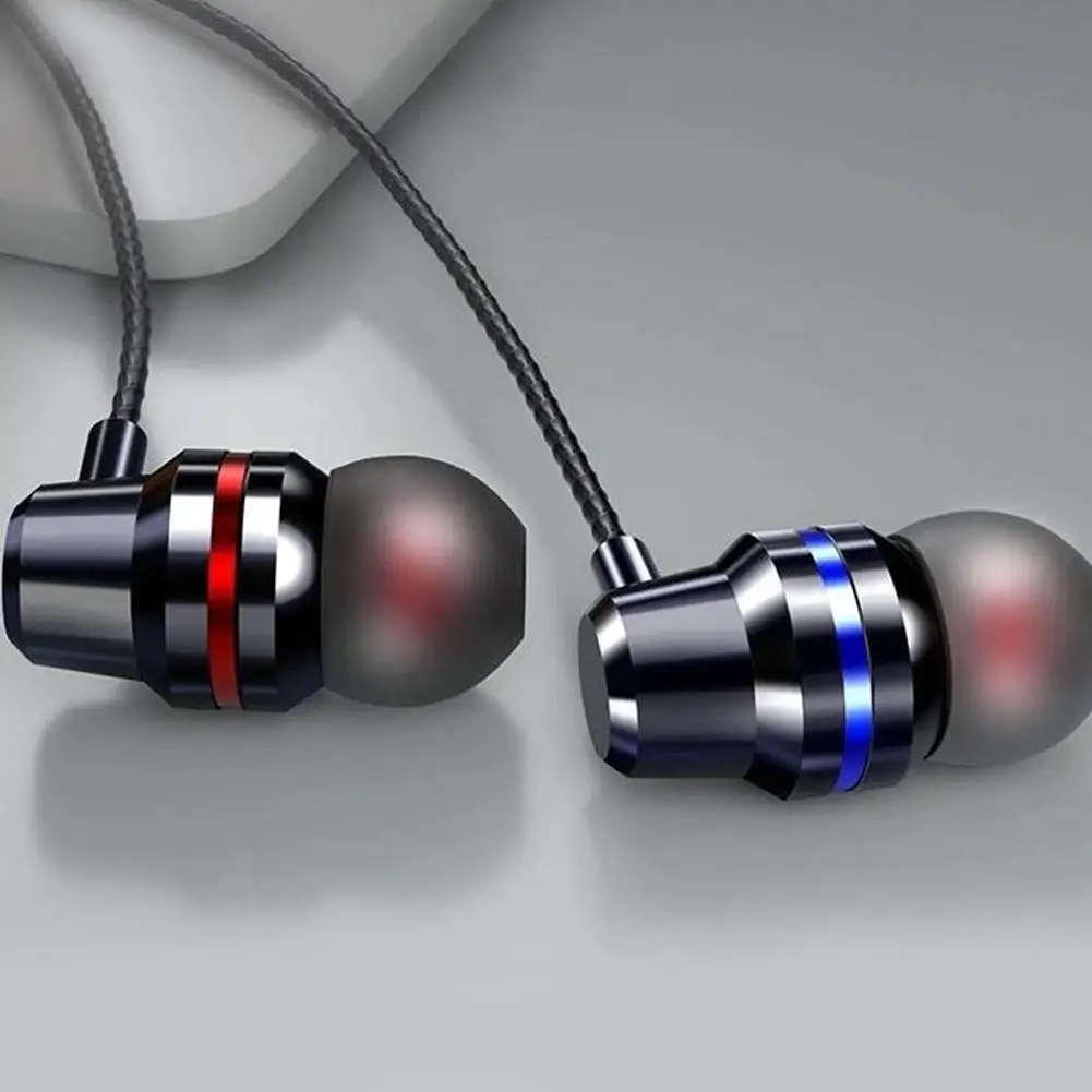 black HIFI супер НЧ, проводная гарнитура 3,5 мм наушники-вкладыши стерео наушники с микрофоном Hands Free для мобильного телефона samsung Xiaomi - Цвет: black