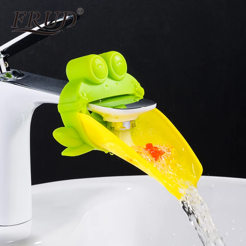 FRUD Bathroom Faucet Extender Cartoon Baby hand-washing device Kid Children's Guide sink Faucet extension Bathroom Accessories FRUD Bathroom Faucet Extender Cartoon Baby hand-washing device Kid Children's Guide sink Faucet extension Bathroom Accessories