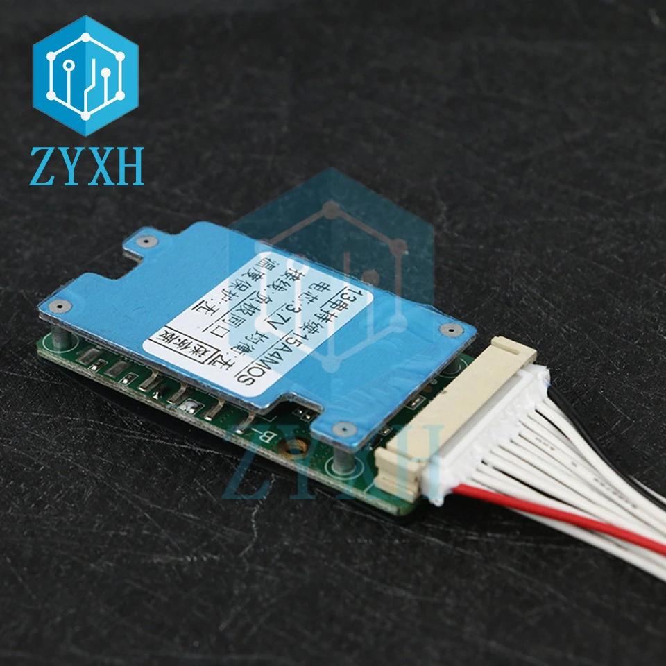 리튬 이온 18650 배터리 팩 충전 보드, 전기 스쿠터용, BMS 13S, 48V, 15A, 20A, 공통 및 분리 포트, 2 인 1