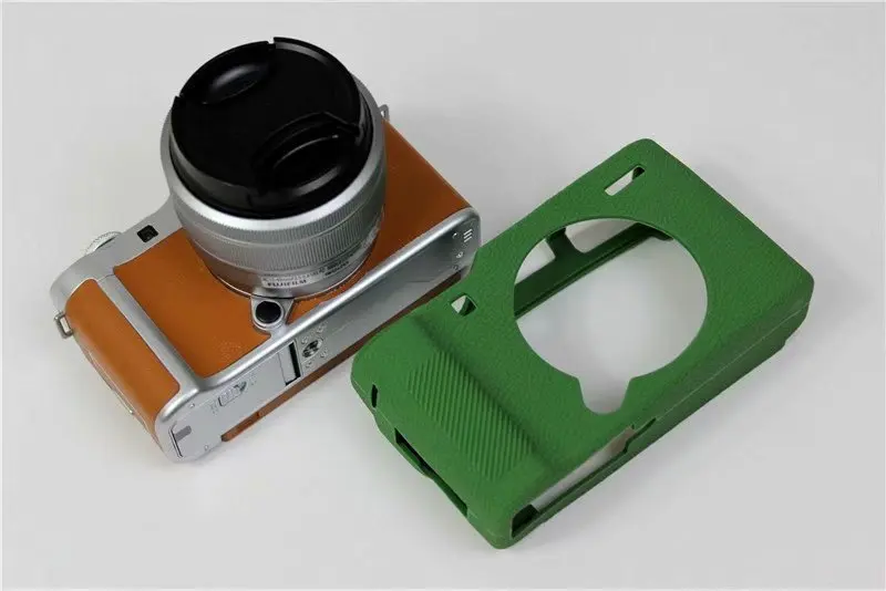 Камера силиконовый Камера чехол сумка крышка для ЖК-дисплея с подсветкой Fujifilm X-A7 XA7 Камера резиновая сумка