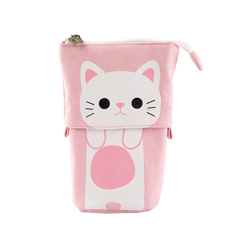 Cute Unicorn Pencil Case School Pencil Case for Girls Boys Penal Pen Box Cat Telescopic Stationery Bag Kit Large Pouch Supplies