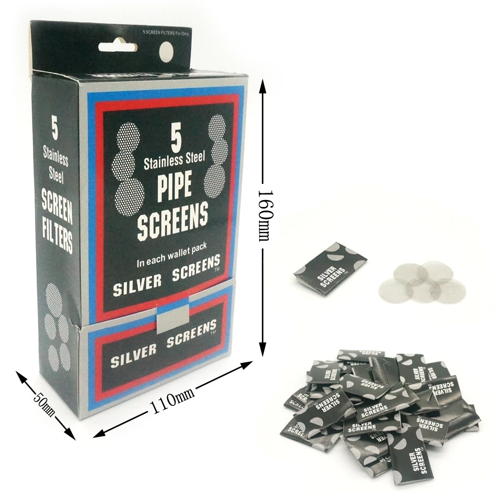 10Box/5000Pcs Smoke Tobacco Pipe Screen Diameter 20mm Screen Smoking