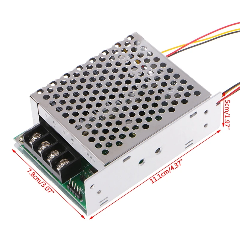 DC 10-55V 12V 24V 36V 60A PWM контроллер скорости двигателя постоянного тока CW CCW Реверсивный переключатель