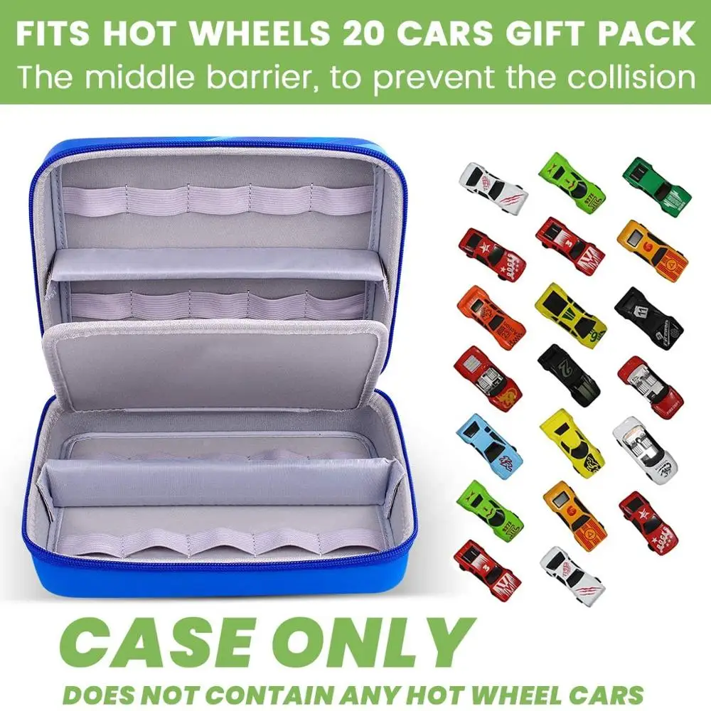 Carrying Storage Case for Hot Wheels 20 Cars Gift Pack, Organizer Display  Box for Hotwheels Toy