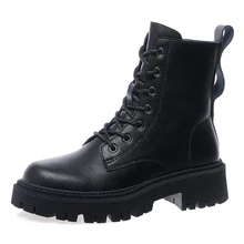 

CICIYANG 2022 Autumn And Winter New Martin Boots Women's Boots Snow Boots Genuine Leather Lady Fashion Water Proof Non-Slip