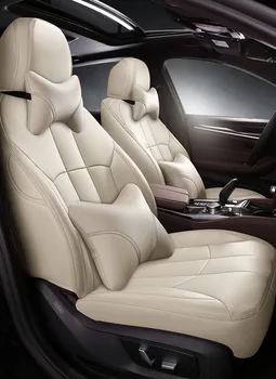 

Custom car Seat Covers leather for Nissan Qashqai Sunny X-Trail Cima Fuga Cefiro murano PICK-UP car seat accessories car stylin