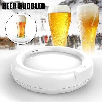 

HOT Beer Frother Beer Bubbler Household Foaming Machine Portable Beer Foam Maker Sonic Foamer TI99
