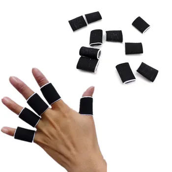 

10 Pcs Kids Finger Sleeves Basketball Sports Aid For Aid In Relieving Arthritis Spandex + Nylon Matraial