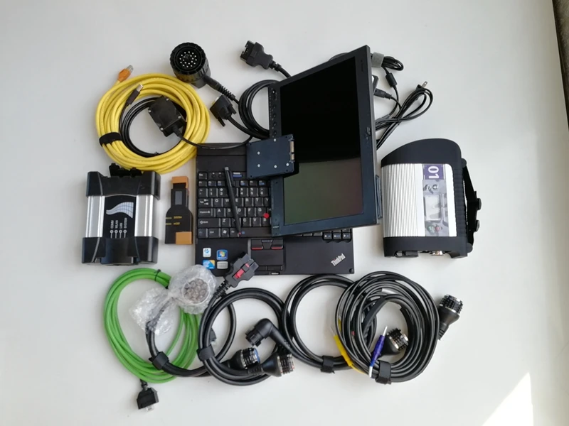 Высокое качество x200t ноутбук с 1 ТБ HDD/4G ram/Win7 x200t работает для mb star C4 и для ICOM NEXT 2в1 диагностический сканер