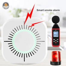 Детектор дыма беспроводной 433 МГц детектор дыма и газа умный датчик домашней безопасности 360 градусов дым пожарная сигнализация охранное приложение контроль