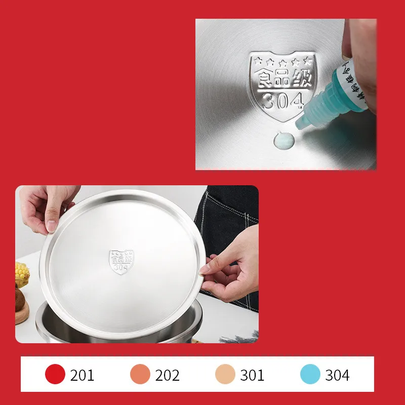 Set 5 Ciotole In Acciaio Inox Con Coperchi Ermetici | KITEISCAT Per Impastare E Conservare - 2
