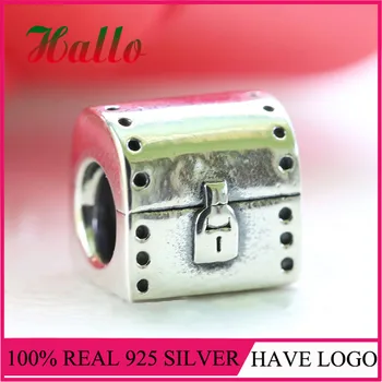 

High Quality Hope Chest Charm Bead Fit plata de ley 925 original Bracelets Bangles for jewelry making