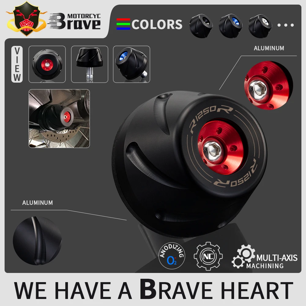 Для BMW R1250R R1250RS R1250RT R 1250 RS RT R1250 слайдер рамы колесные ползунки корпус привода