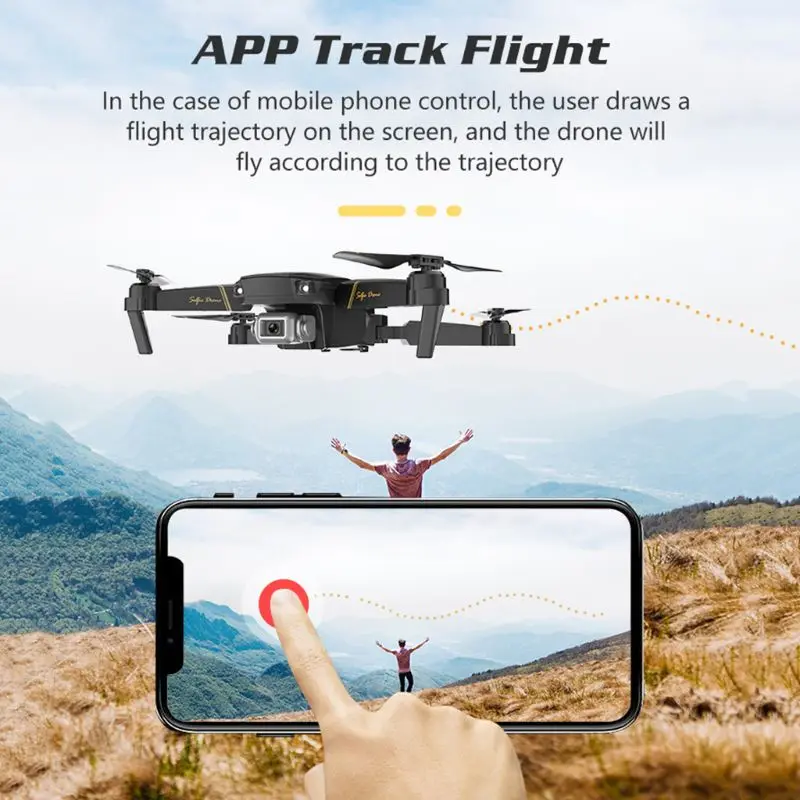 GD89 wifi FPV 1080P HD камера с режимом поддержания высоты складной Радиоуправляемый Дрон RTF2.4GHz технология с технологией анти-помех