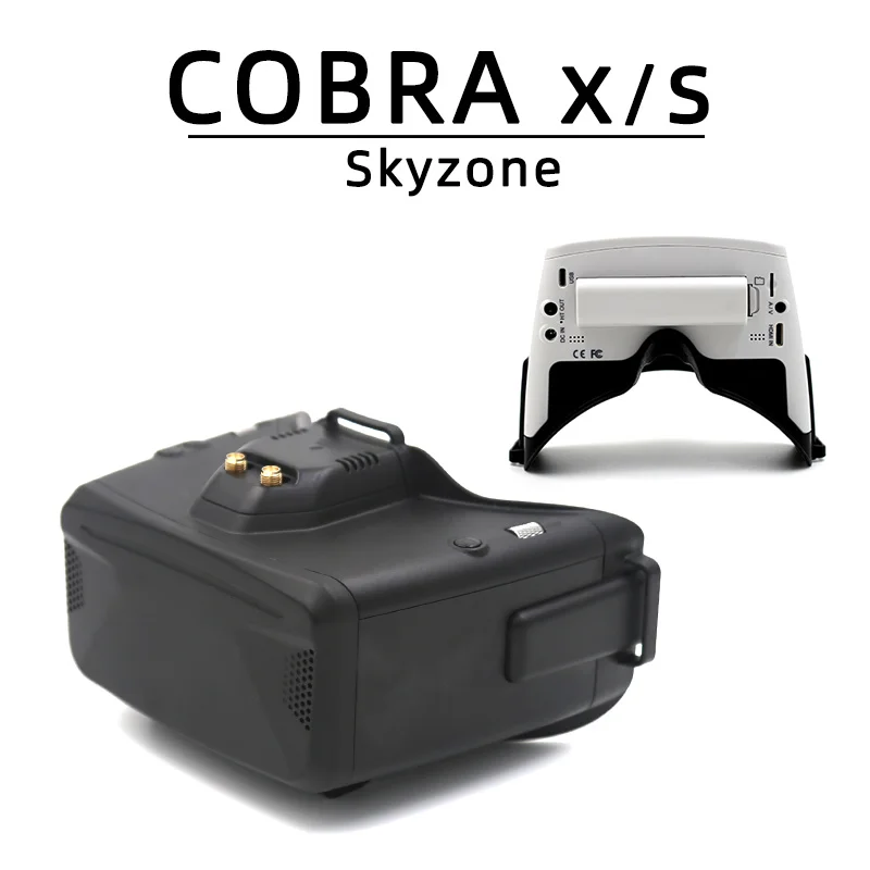 

SKYZONE Cobra S 800x480 4.3inch Cobra X 1280x720 4.1inch 5.8G 48CH RapidMix Receiver Head Tracker DVR FPV Goggles for FPV Racing