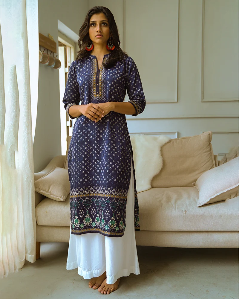 Индийские этнические блузки индийское платье для женщин одежда Kurta Vestido Indiano Kurtha