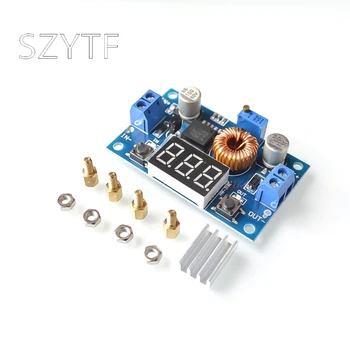 

XL4015 75W DC-DC 5A Voltage Regulators module Adjustable buck module with voltmeter display