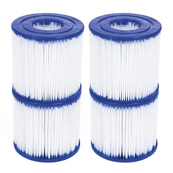 

1/4pcs HEPA Swimming Pool Filter Cartridge Replacement for Bestway VII /Intex D Inflatable Swimming Pool